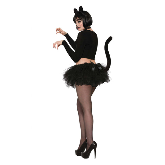 Cat Tutu Black With Tail Adult Costume Female 1