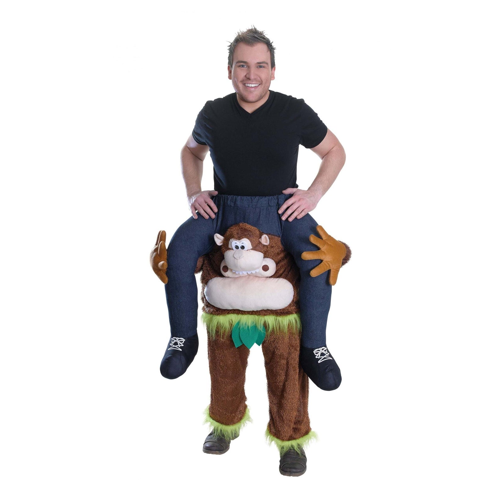 Piggy Back Monkey Adult Costume Unisex 1