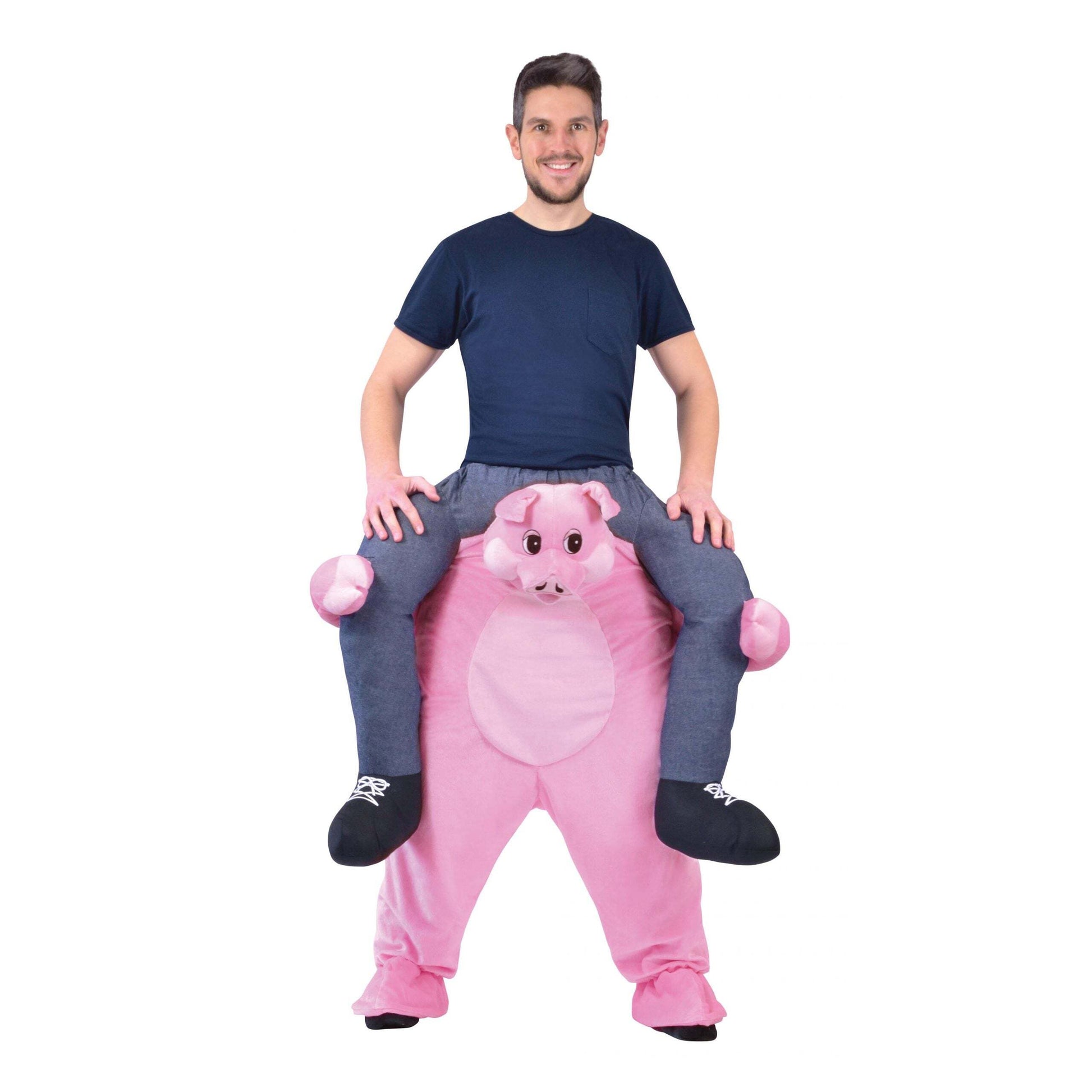 Piggy Back Pig Costume Adult Unisex Male Chest Size 44" Female Uk 10 14 1