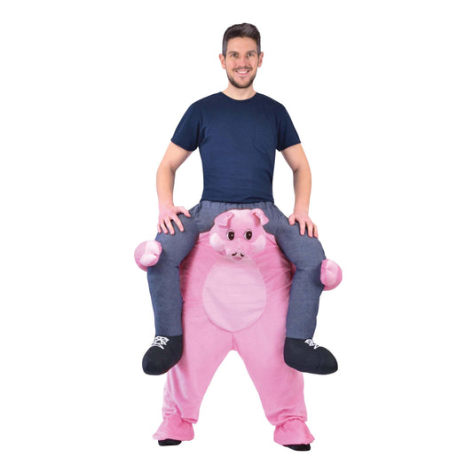 Piggy Back Pig Costume Adult Unisex Male Chest Size 44" Female Uk 10 14 1