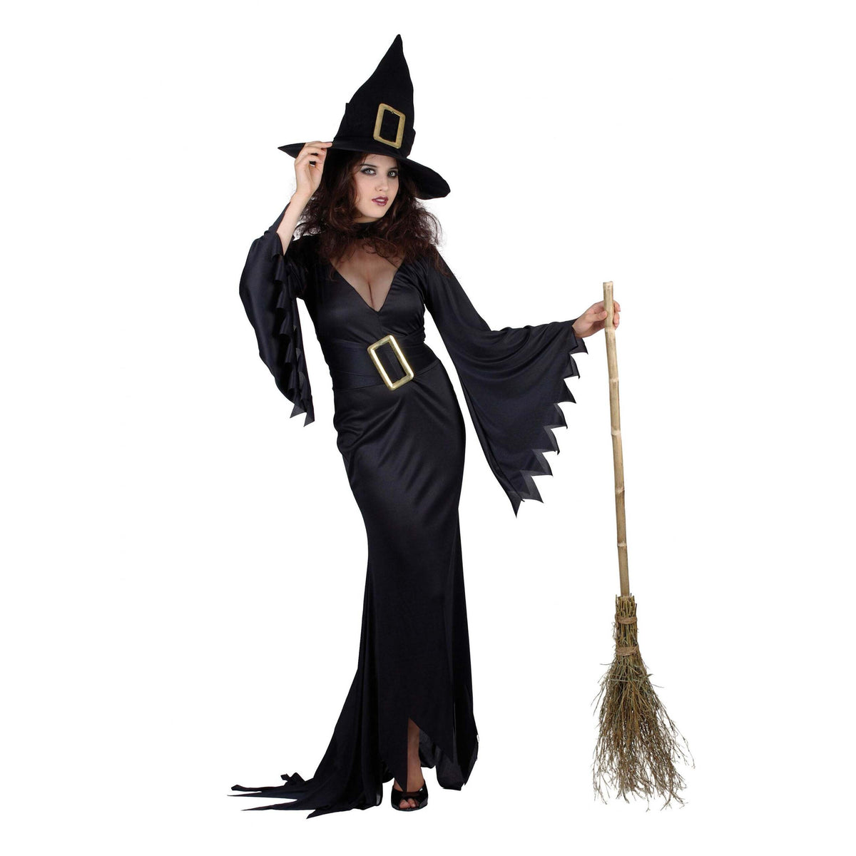 Womens Witch Costume Black Adult Female Halloween 1