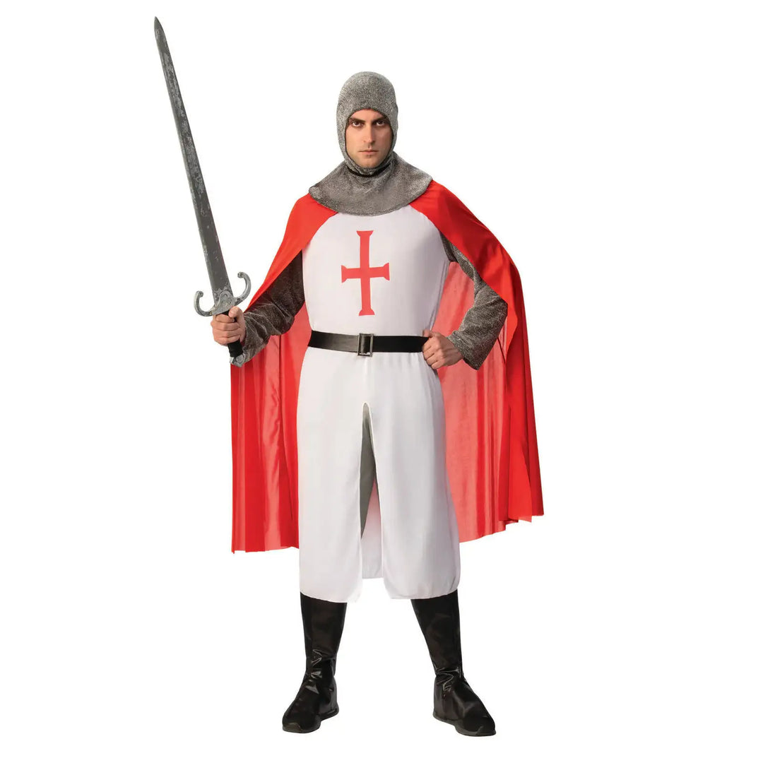 Knight Crusader Mens St George Costume 1