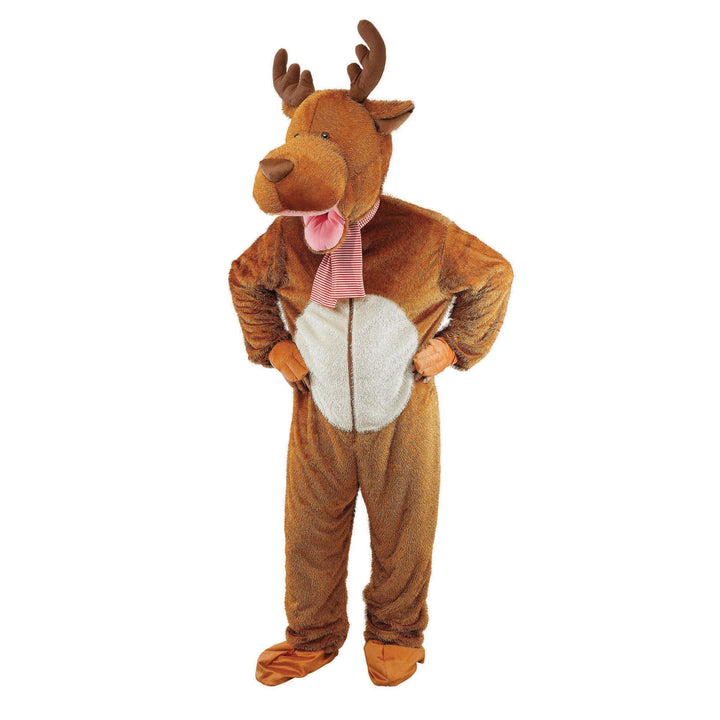 Reindeer Moose Costume Big Head Adult Nativity Suit 1