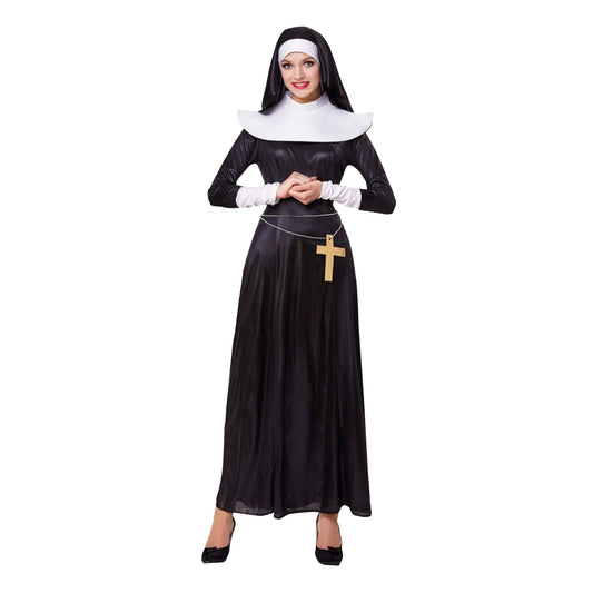 Nun Deluxe Adult Costume Uk Size 10 14 1