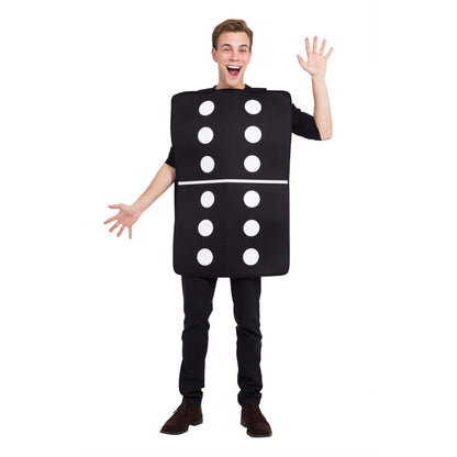 Domino Costume Adult Black Tabard 1