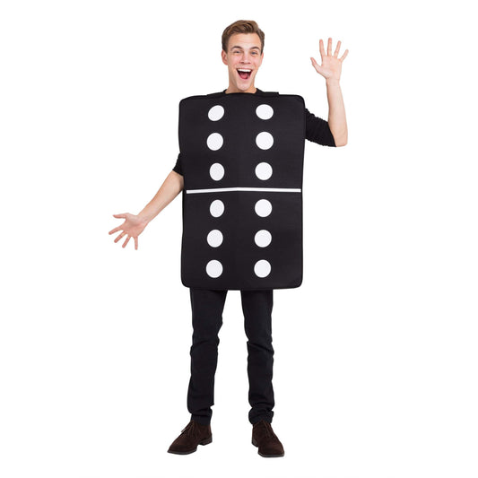 Domino Costume Adult Black Tabard 1