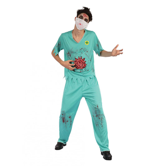 Zombie Surgeon Man Adult Costume Male 1