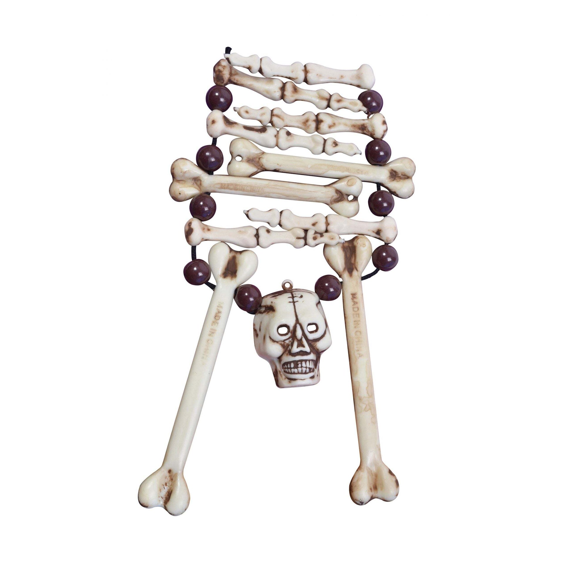 Skeleton Bone Necklace Voodoo Costume Accessory 1
