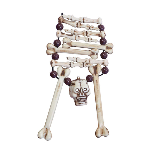 Skeleton Bone Necklace Voodoo Costume Accessory 1