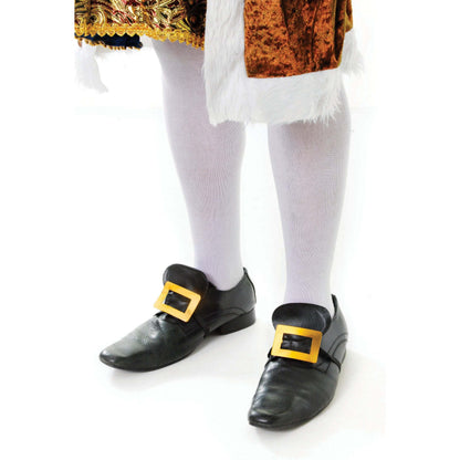 Knee High Adult Medieval White Socks Costume Accessory 1
