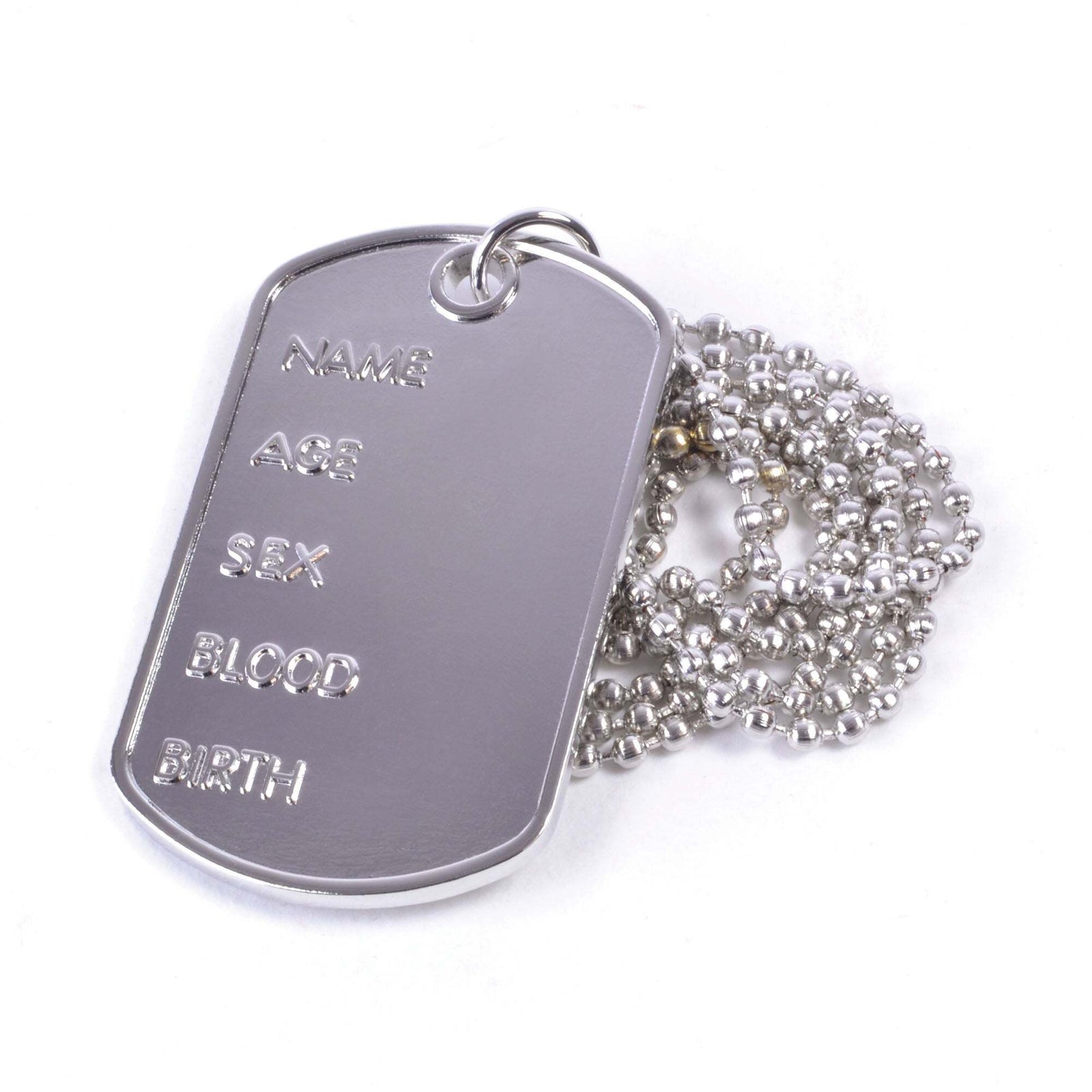 Dog Tag Necklace Army Costume Accessory 1