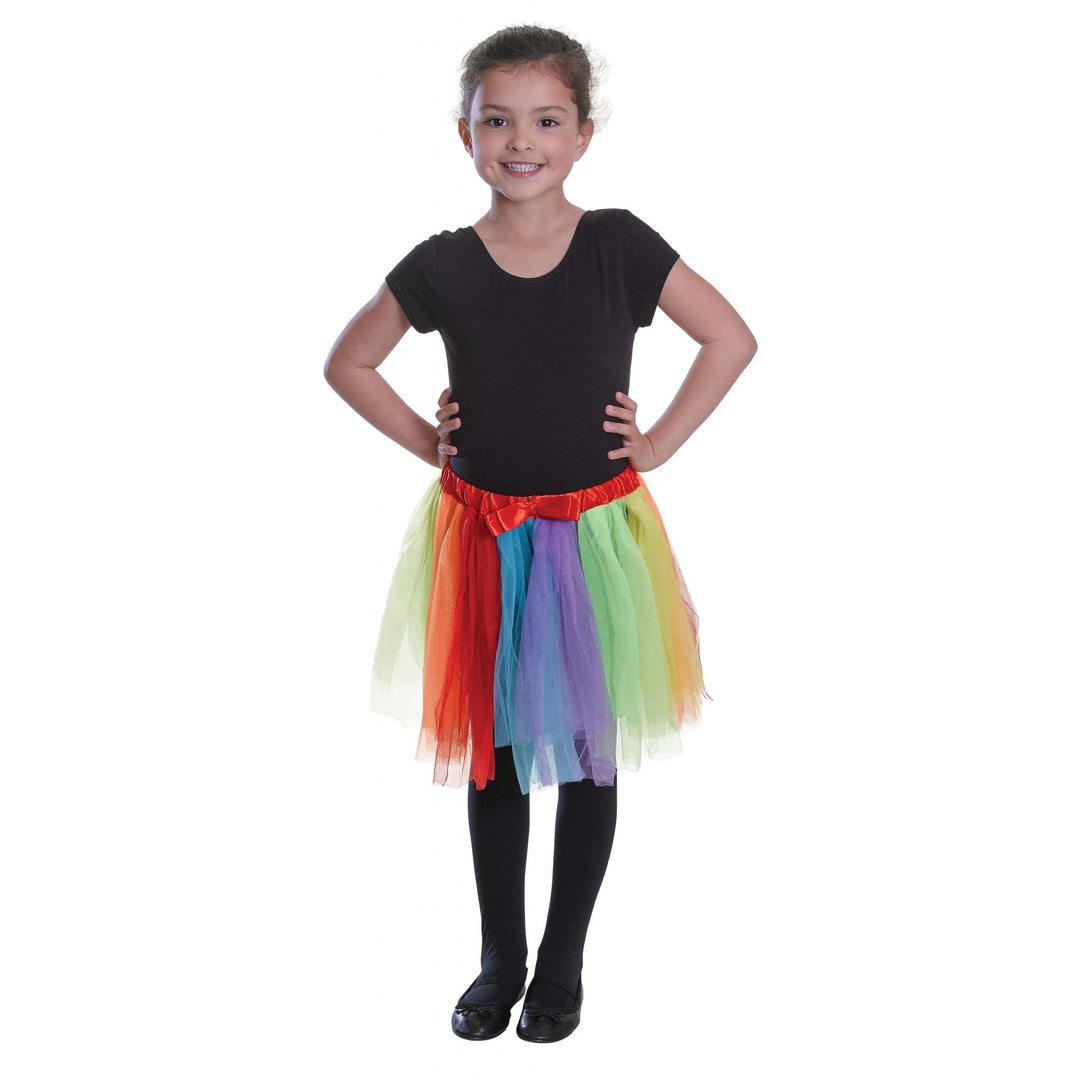 Tutu Rainbow Colours Childs Ballerina Costume 1