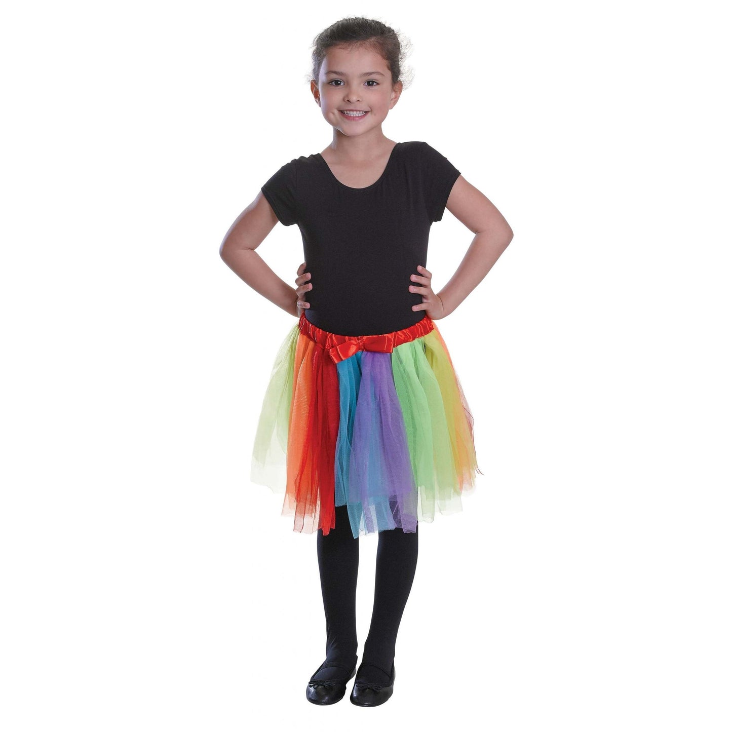 Tutu Rainbow Colours Childs Ballerina Costume 1