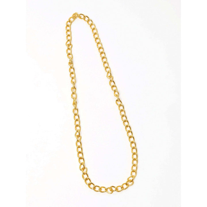 Gold Chain 100cm Plastic Bling Necklace 1