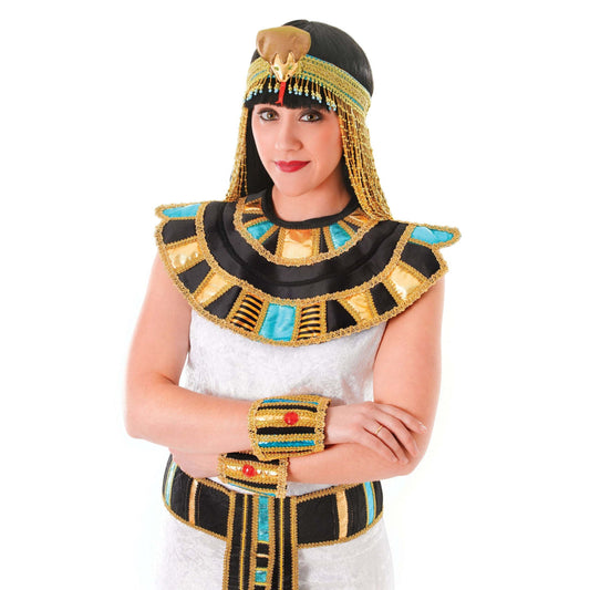 Egyptian Collar Costume Accessory Gold Neck Cover 1