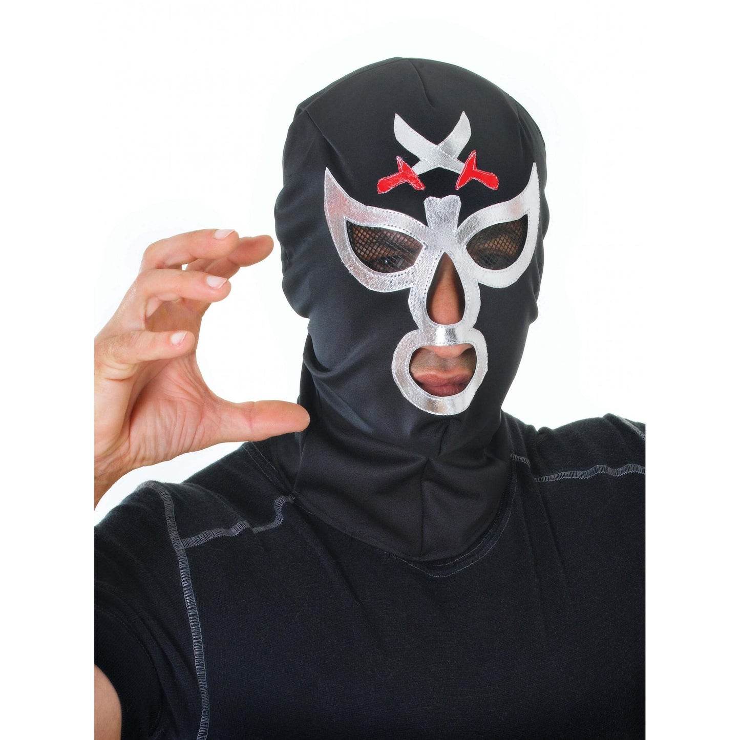 Mens Macho Wrestler Mask Costume Accessories Male Halloween 1
