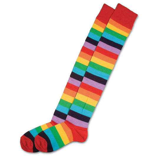 Clown Socks Multi Coloured Costume Accessory 1