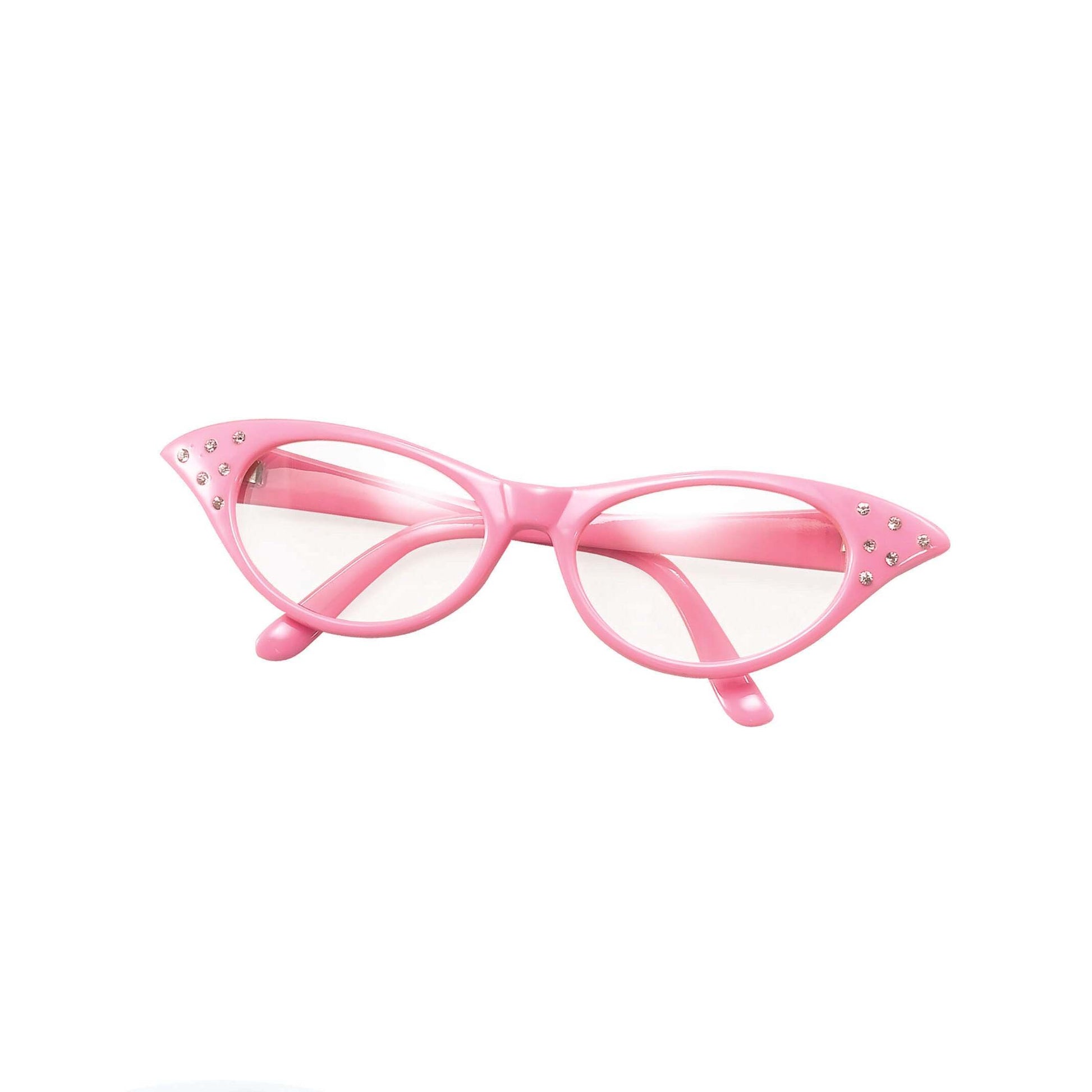Pink Glasses 50s Style Costume Accessory 1