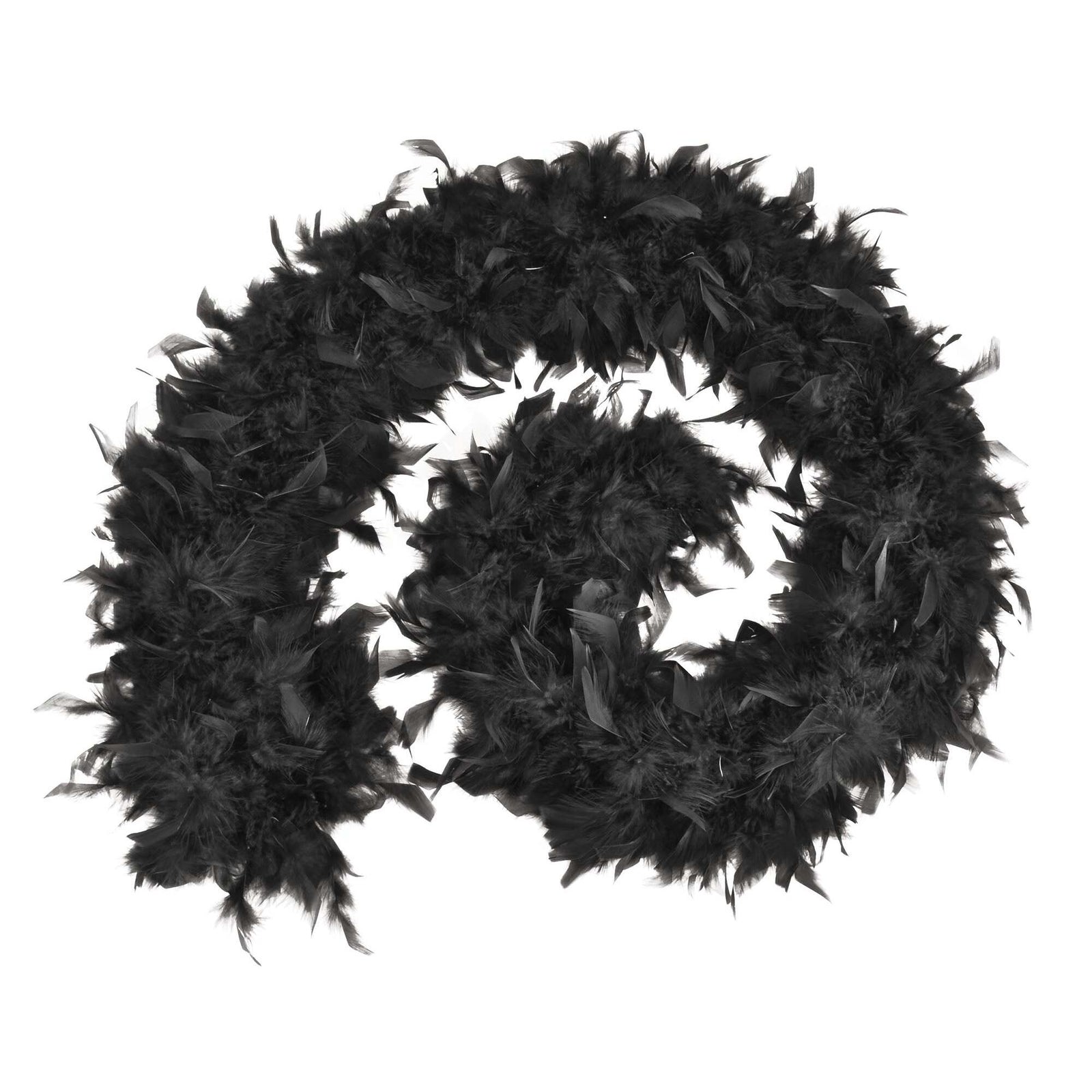 Black Feather Boa 80g Budget Costume Accessory 1