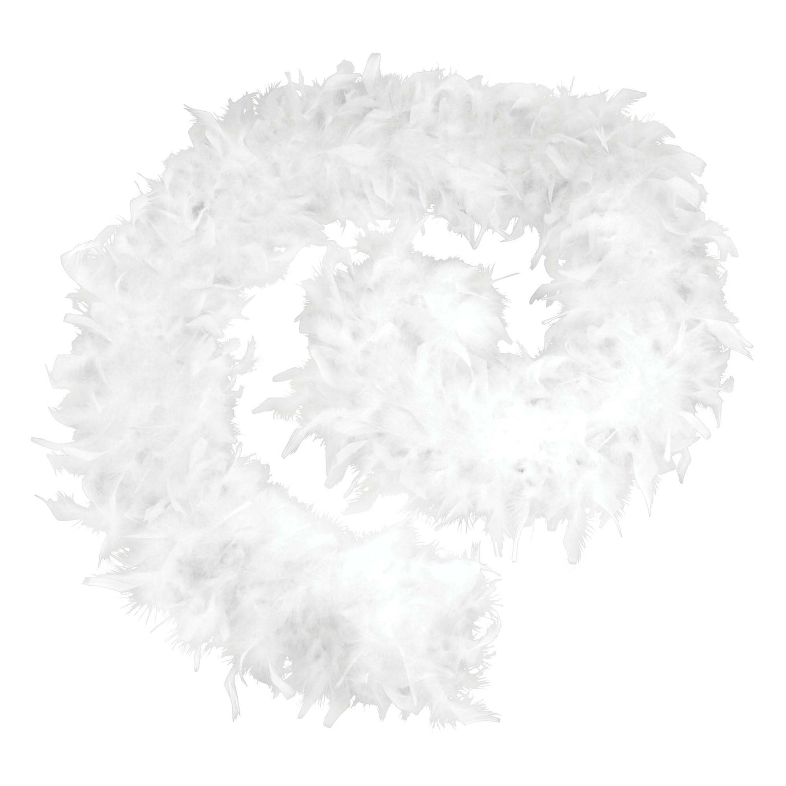 White Feather Boa 80g Budget Costume Accessory 1