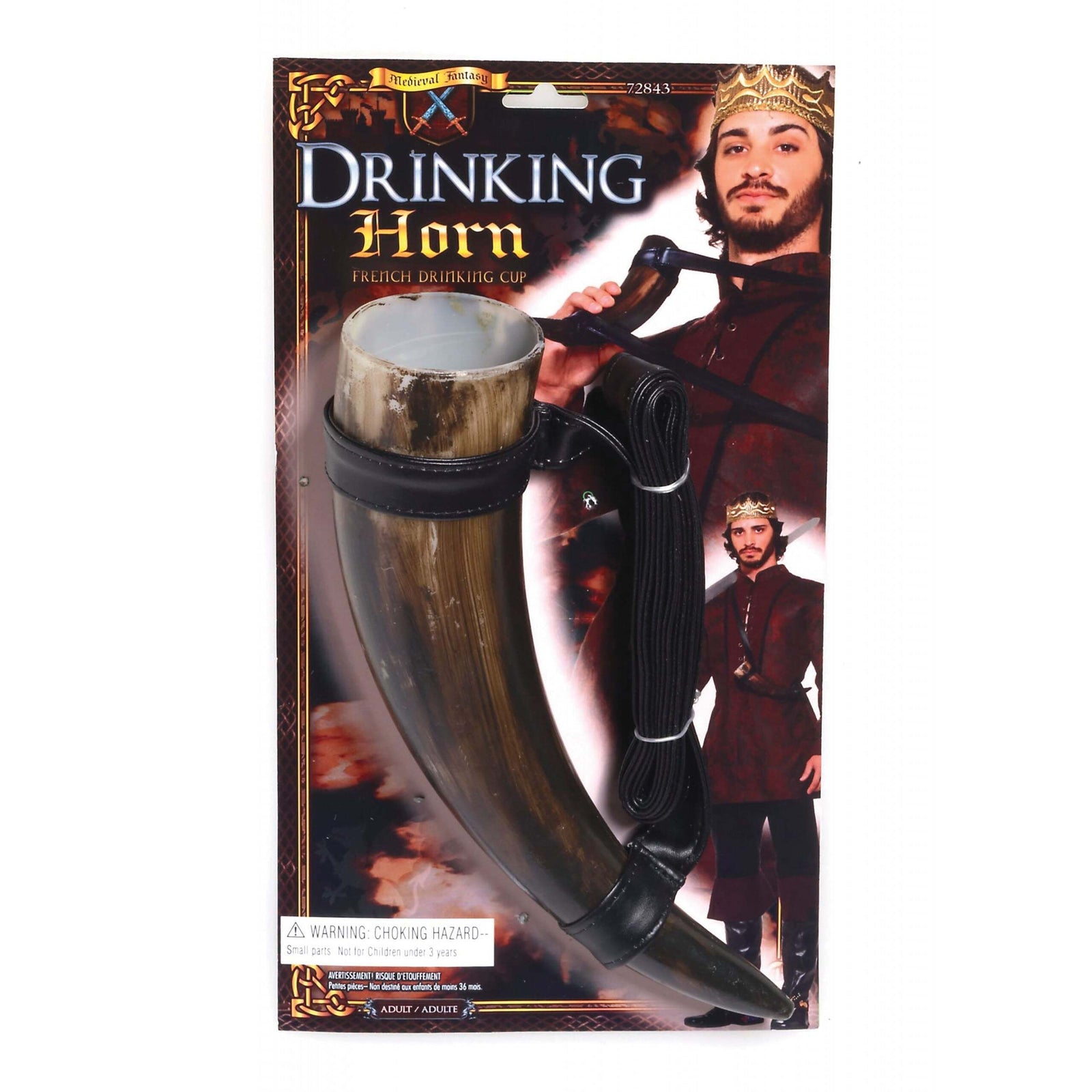 Drinking Horn Medieval Costume Accessory 1