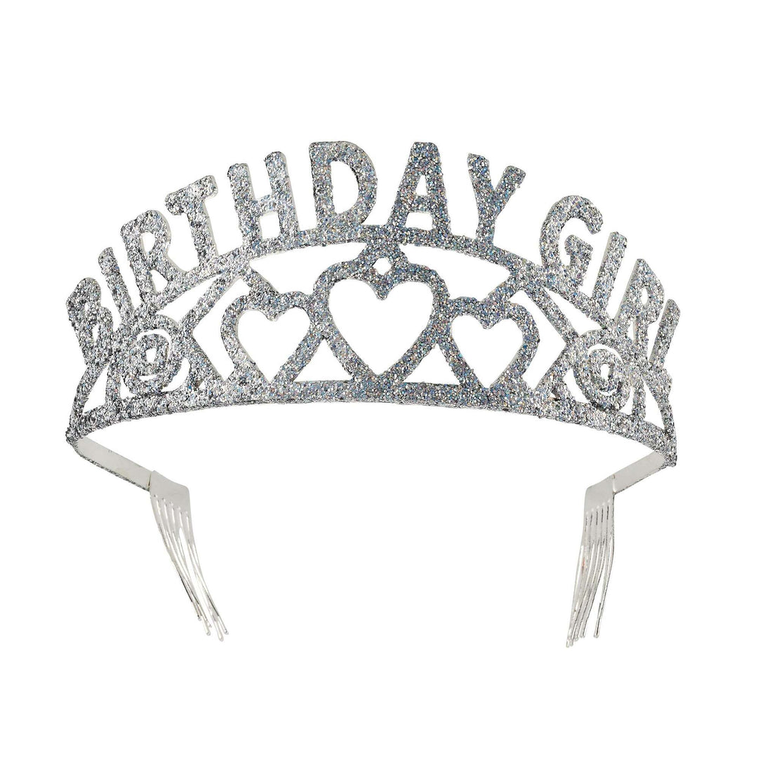 Tiara Birthday Girl Glitter Costume Accessory 1