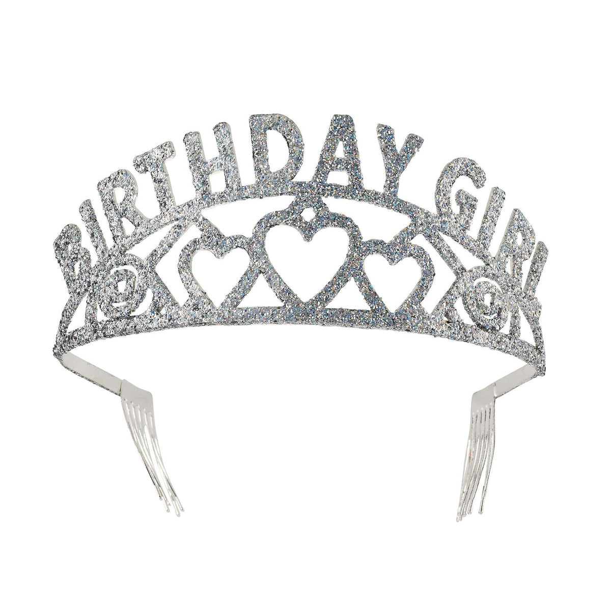 Tiara Birthday Girl Glitter Costume Accessory 1