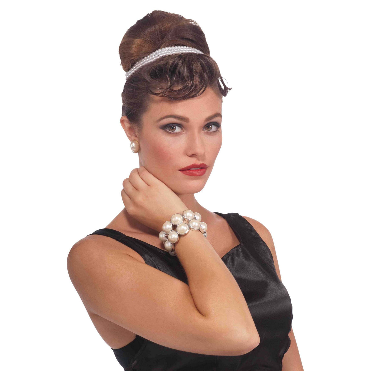 Womens Pearl Bracelet Vintage Costume Accessories Female Halloween 1