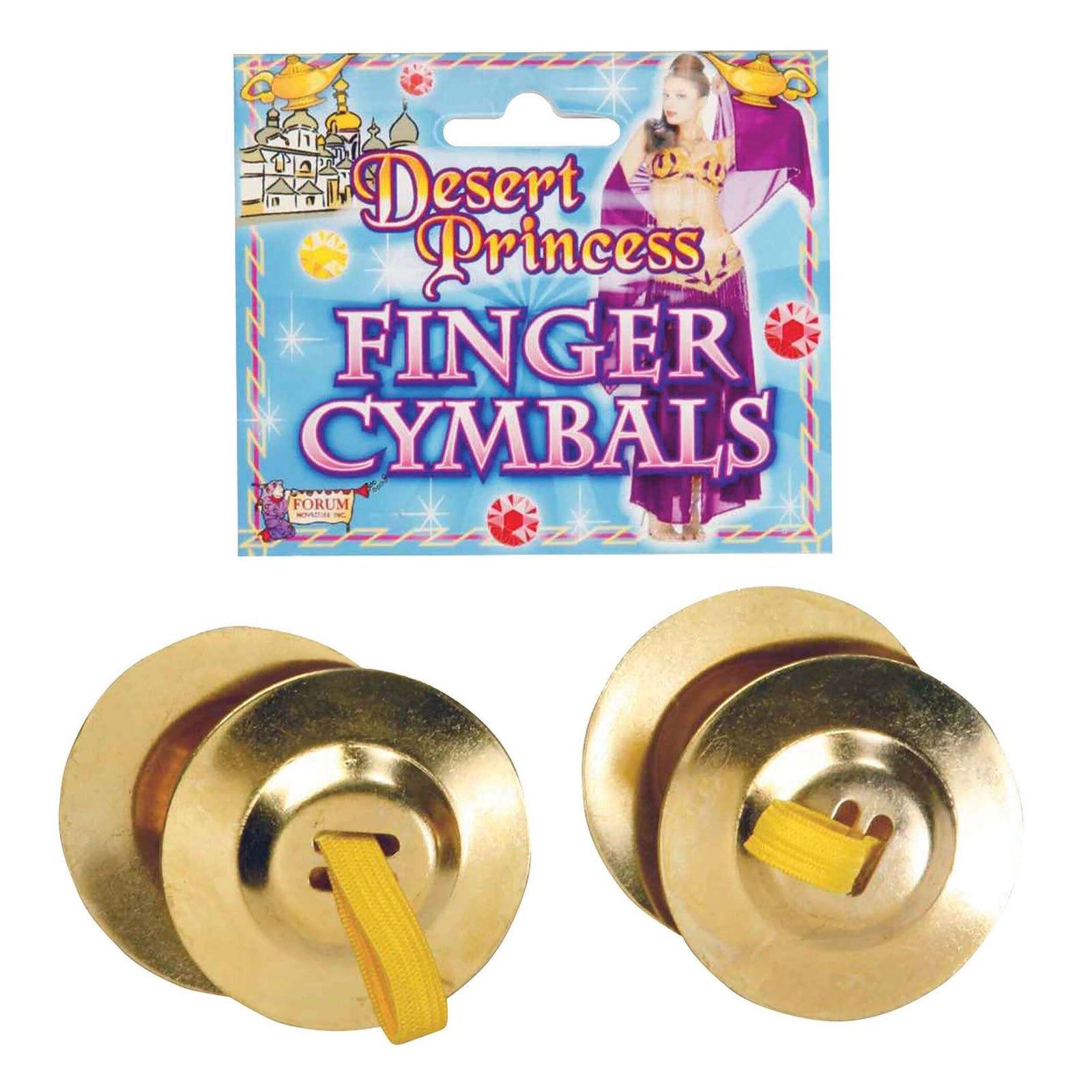 Finger Cymbals 2 In Pkt Costume Accessory 1