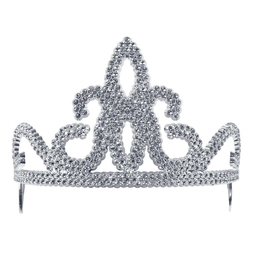 Silver Tiara Plastic Princess Costume Accessory 1