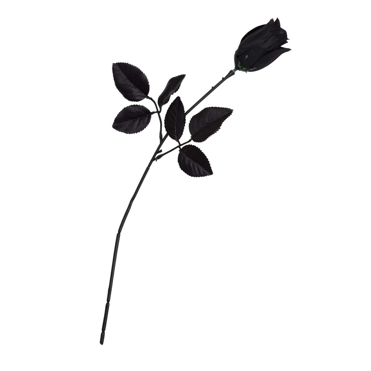 Rose Black Costume Accessories Unisex 1
