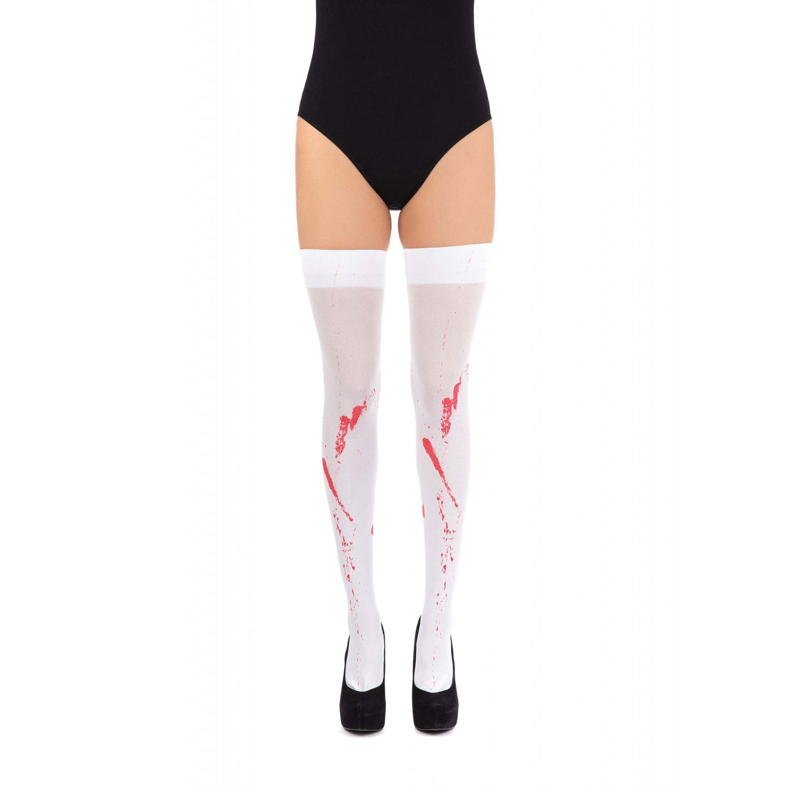 White Stockings with Blood Stain Costume Accessory 1