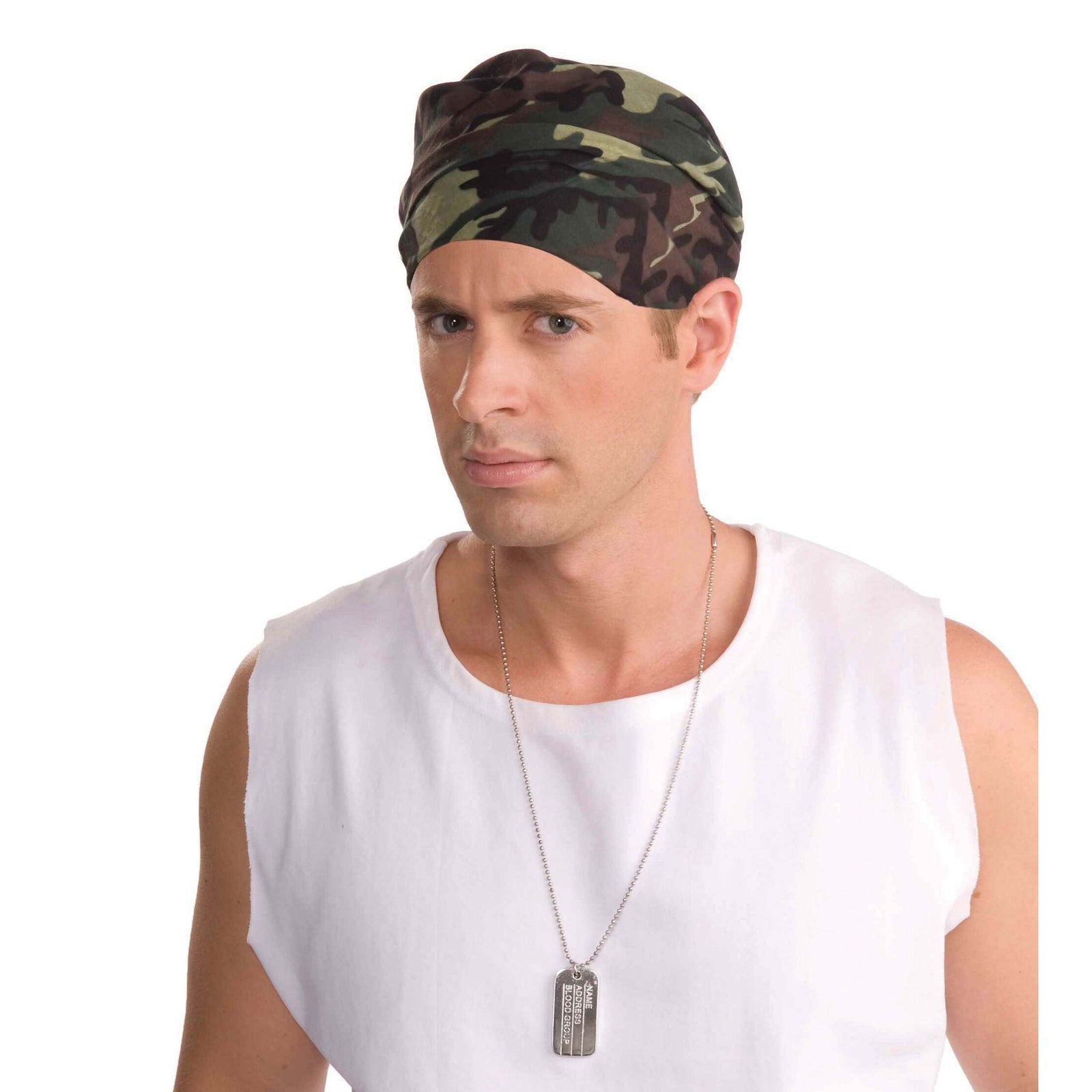 Camouflage Bandana Army Costume Accessory 1