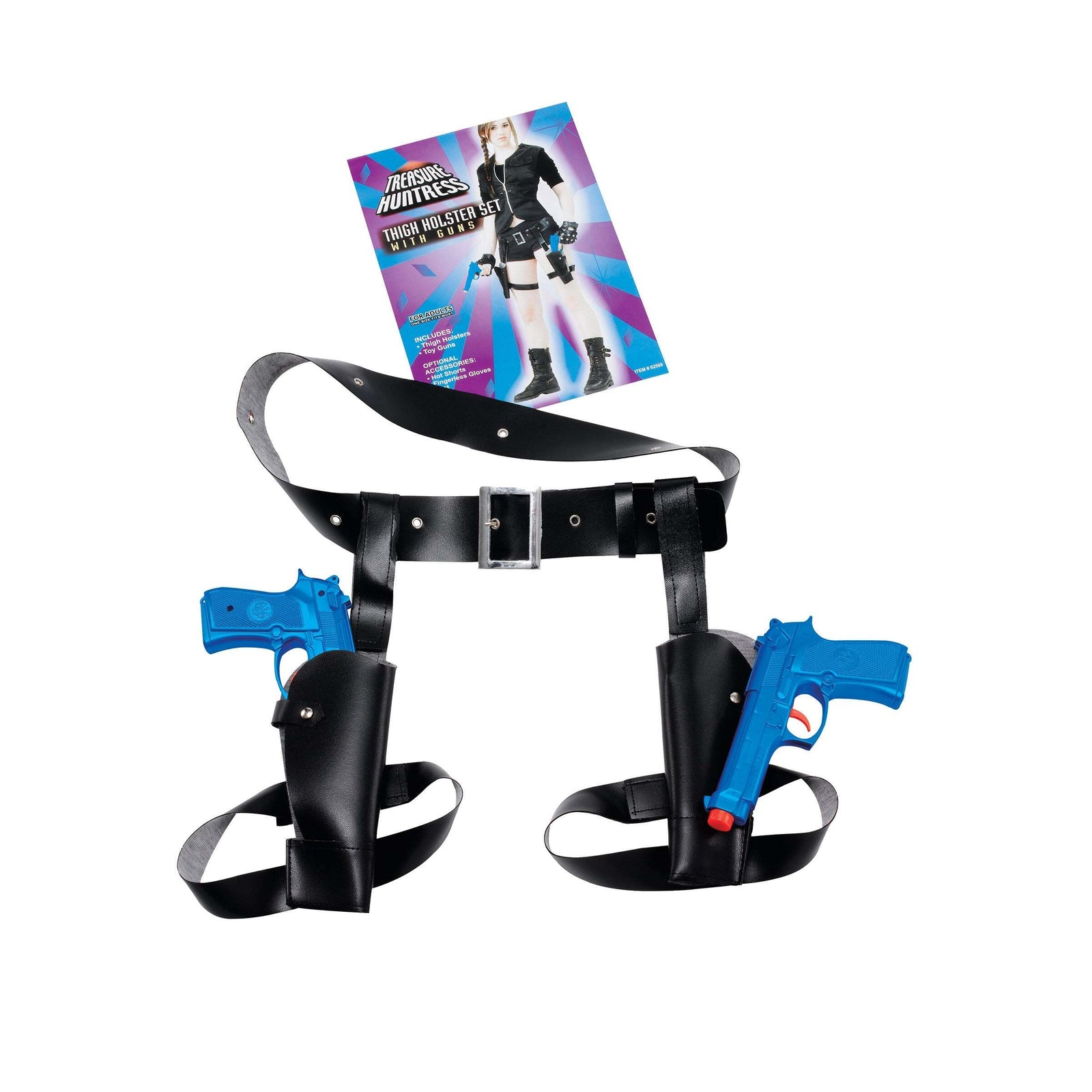 Thigh Twin Holster Set with Guns Lara Croft 1