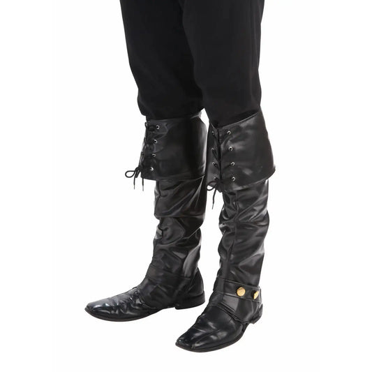 Black Boot Tops Costume Accessory 1