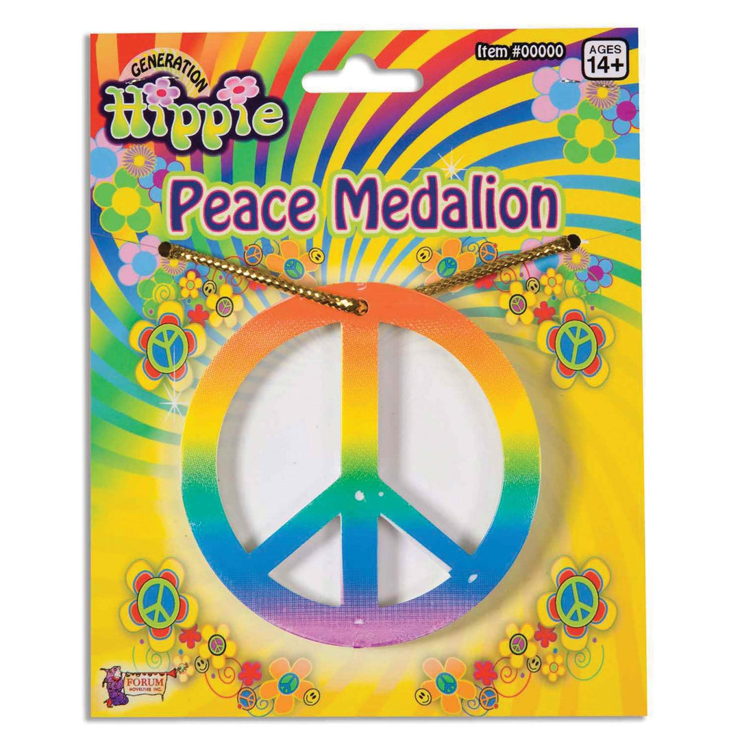 Rainbow Peace Medallion Costume Accessories Unisex 1