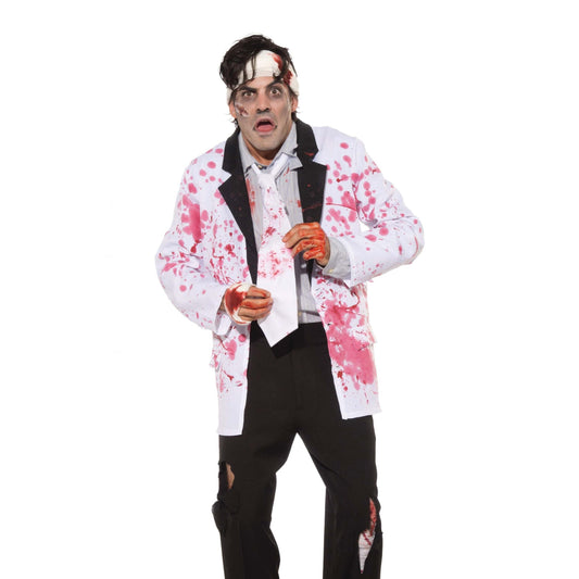 Mens Bloody Tie Costume Accessories Male Halloween 1