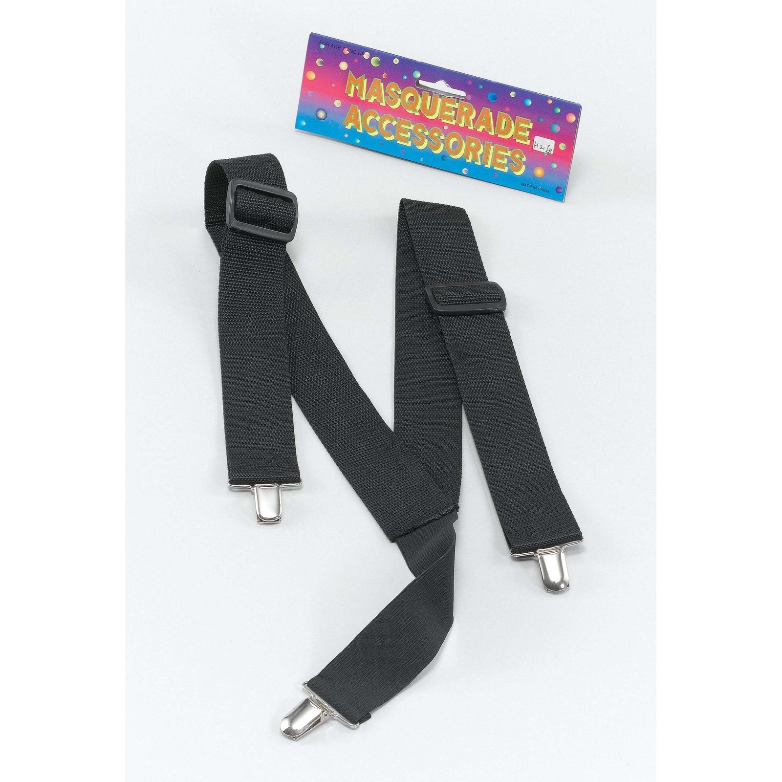 Braces Black Costume Accessory 1