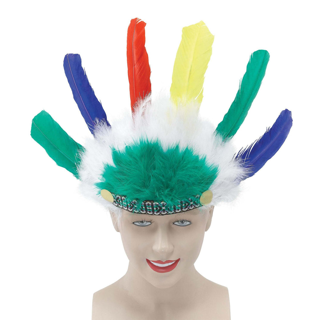 Native American Inspired Indian Headdress Childs Costume Accessories Unisex 1