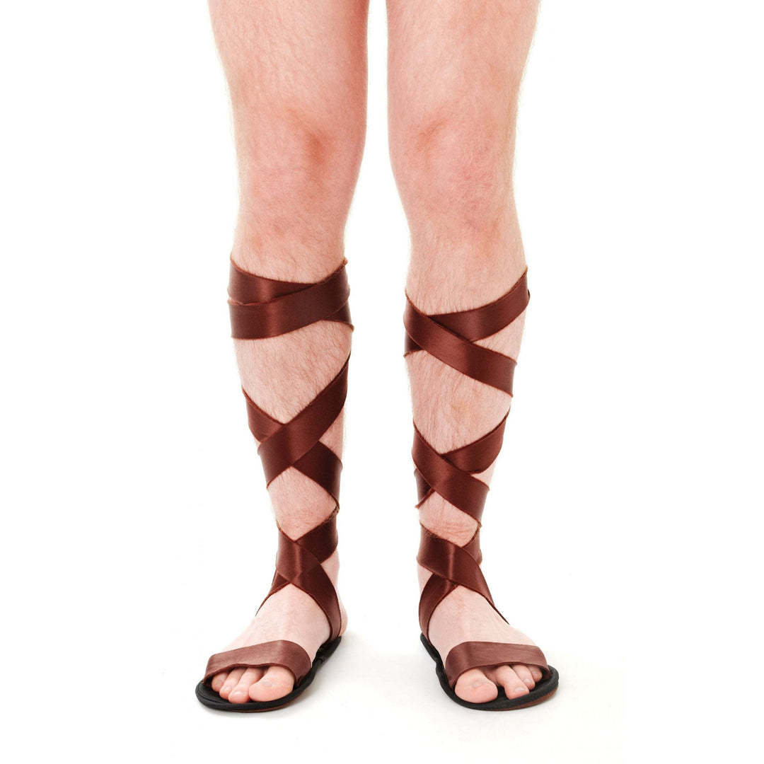 Roman Sandals Mens Costume Accessory 1