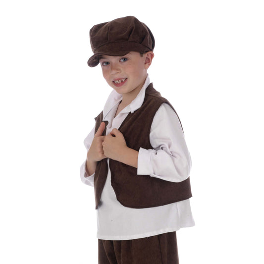 Boys Urchin Waistcoat Childs+b1628 Costume Accessories Male Halloween 1