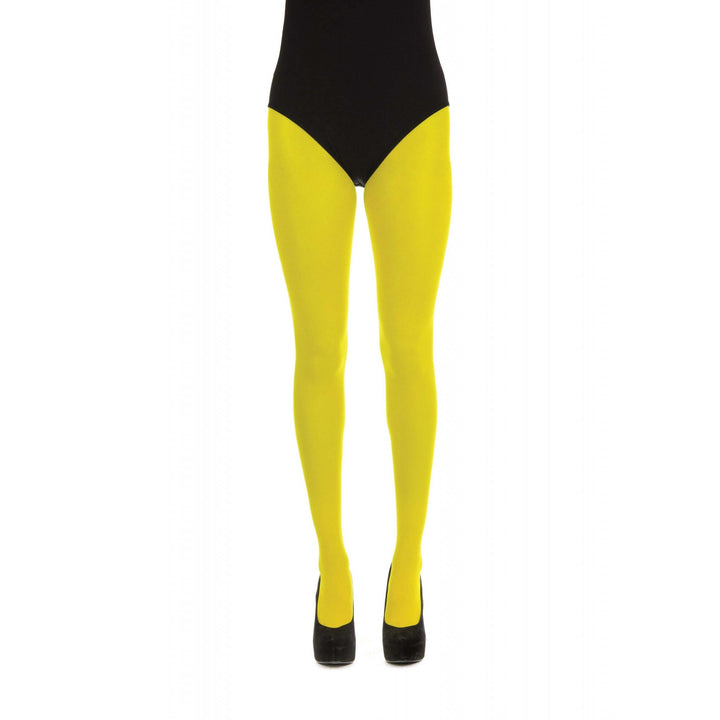 Yellow Tights Ladies Costume Accessory 1
