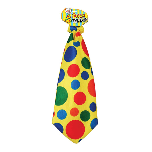 Clown Tie Long Halloween Circus Costume Accessory 1