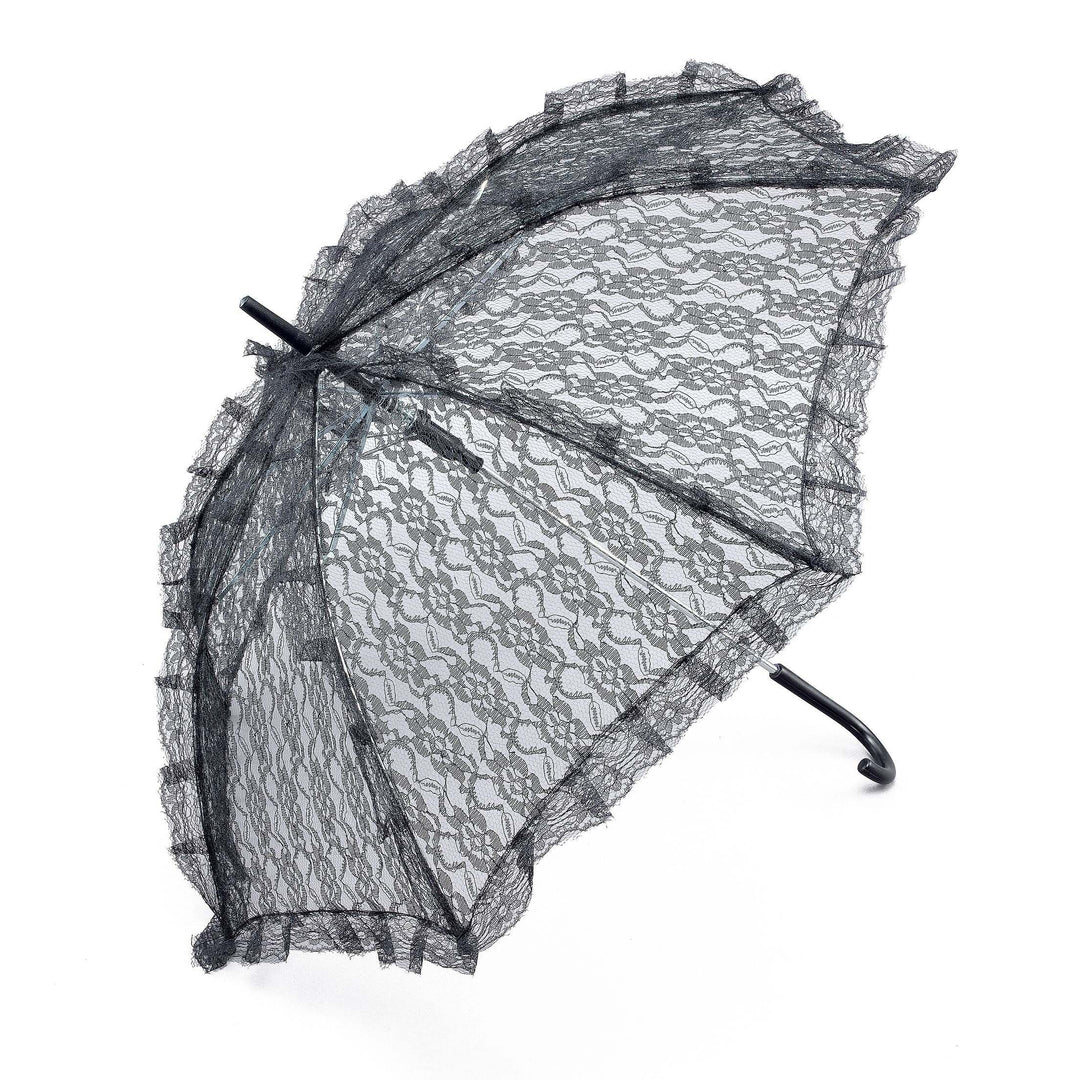Parasol Black Lace Costume Accessory 1