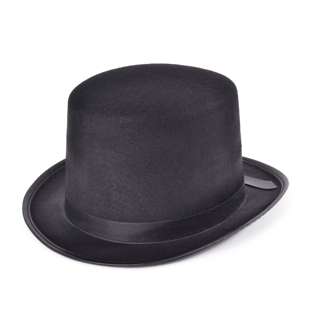 Felt Black Top Hat Victorian Costume Accessory 1