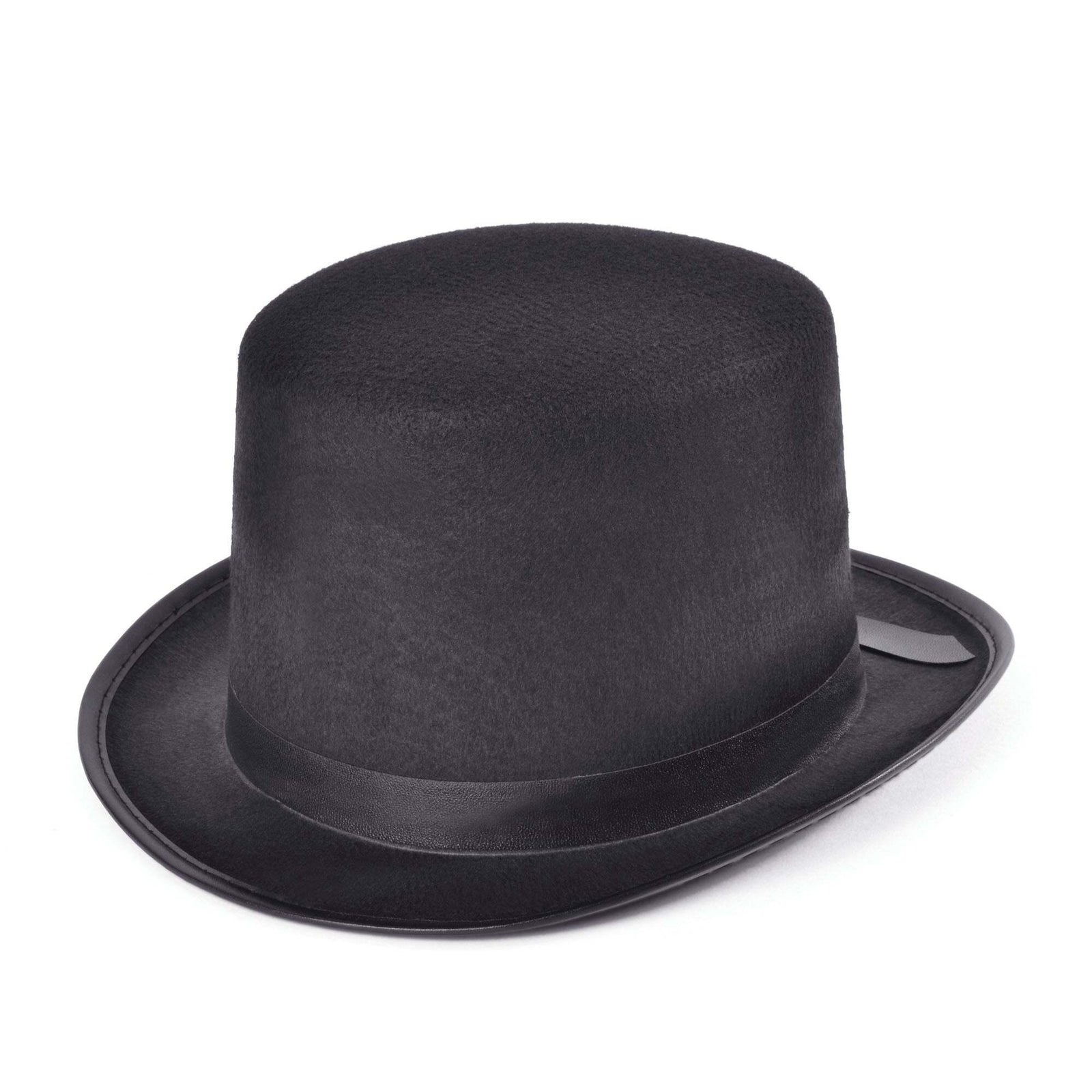 Felt Black Top Hat Victorian Costume Accessory 1