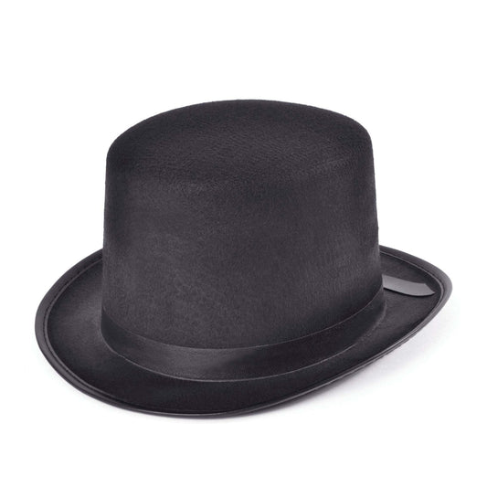 Felt Black Top Hat Victorian Costume Accessory 1