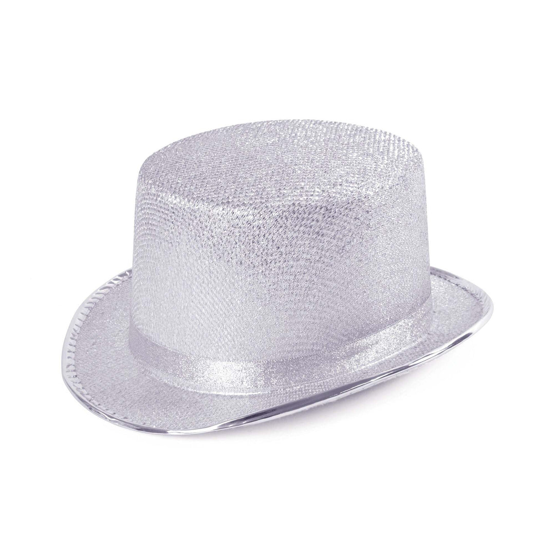 Top Hat Silver Lurex Dance Accessory 1