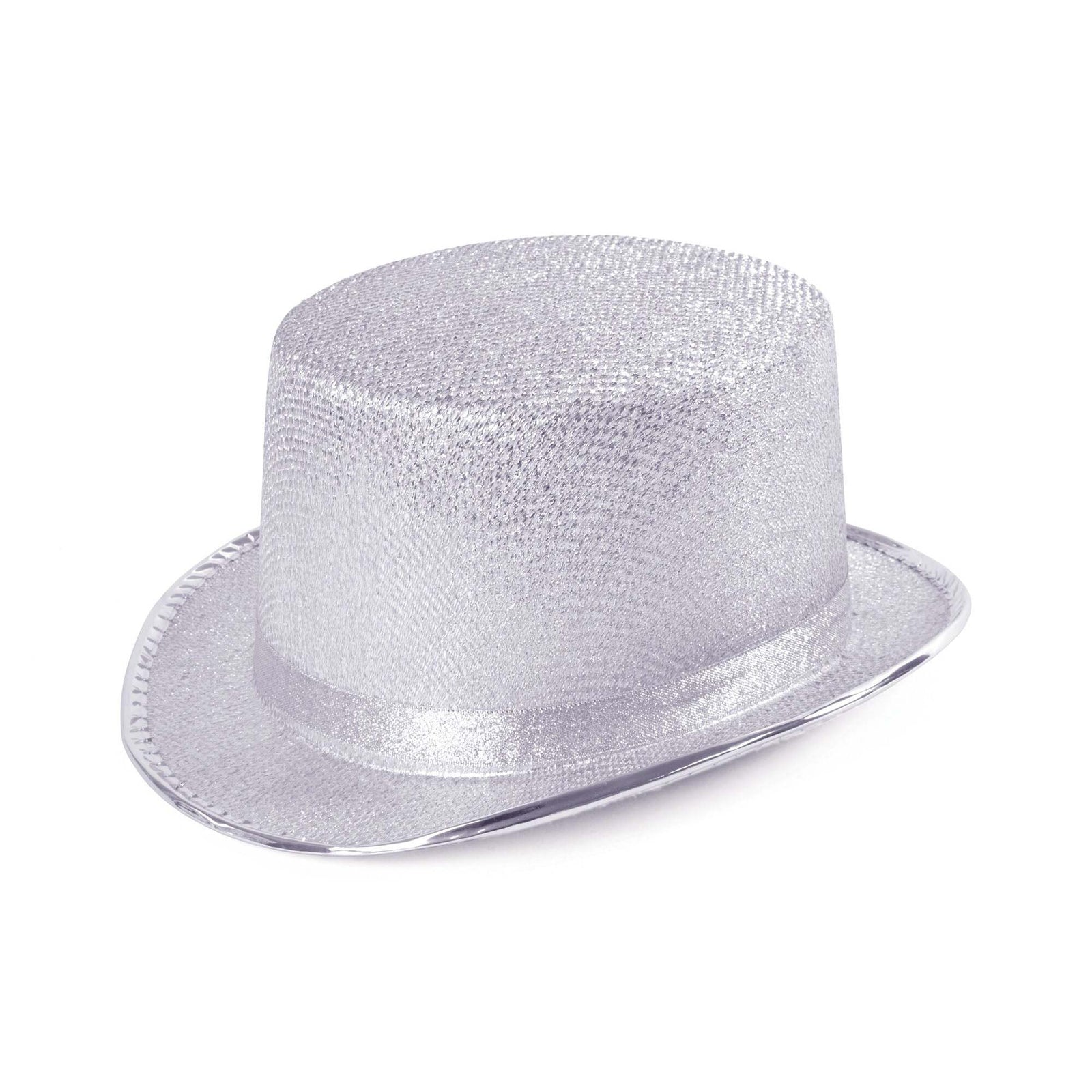 Top Hat Silver Lurex Dance Accessory 1