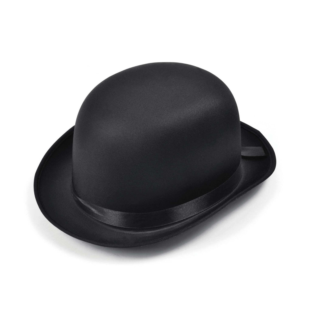 Bowler Hat Black Satin Finish 1